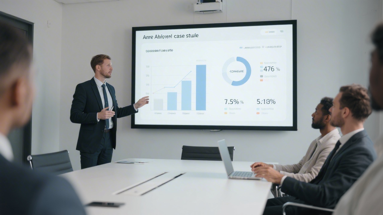 Creative planning table with mood boards, smartphone showing social media feed, and printed KPI sheets illustrating a typical MVP case study for digital brand growth